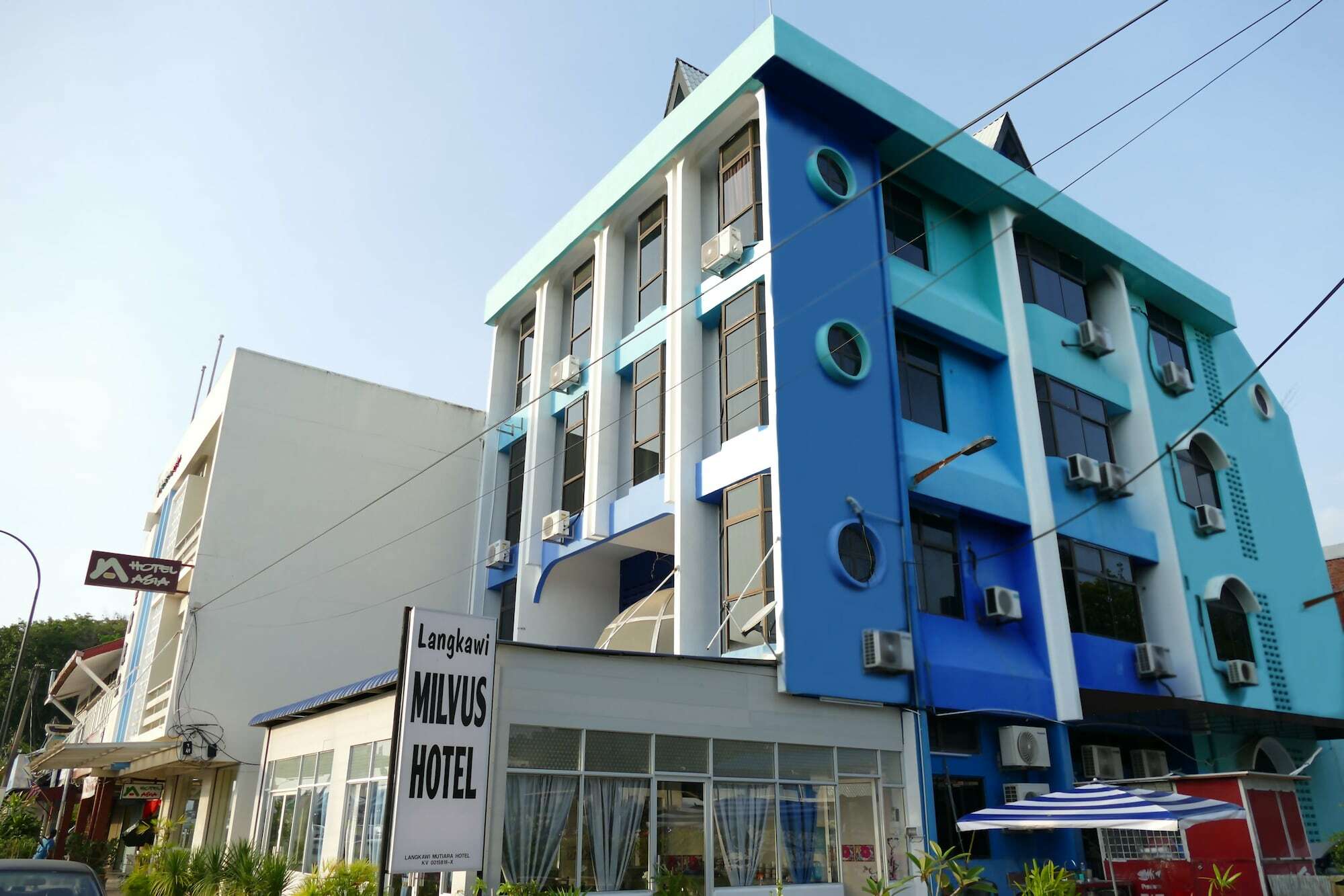 Milvus Hotel Kuah Exterior foto